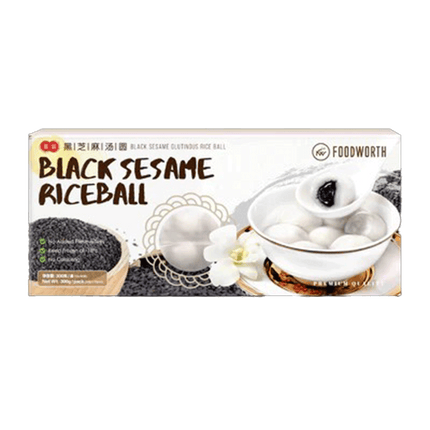 FOODWORTH Black Sesame Glutinous Ball 200g (Case 24)