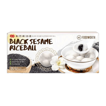 FOODWORTH Black Sesame Glutinous Ball 200g (Case 24)