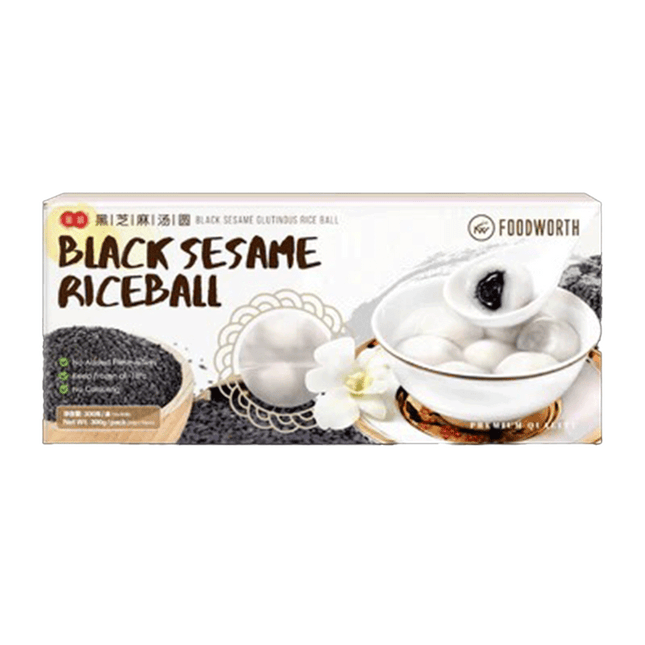 FOODWORTH Black Sesame Glutinous Ball 200g (Case 24)