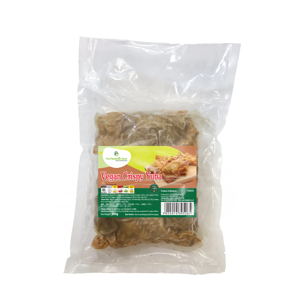 The Plantbase Store Vegan Crispy Yuba 500G (Frozen) (Case 10)