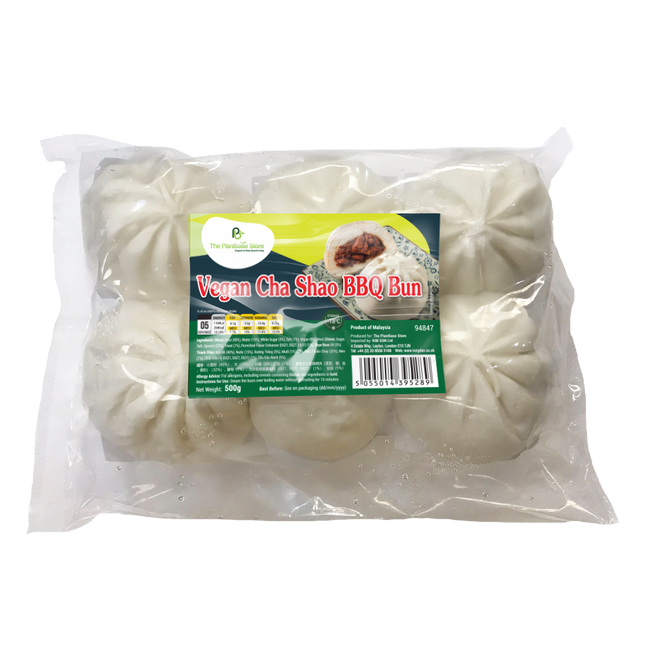 The Plantbase Store Vegan Cha Shao BBQ Bun 500g (Case 6)