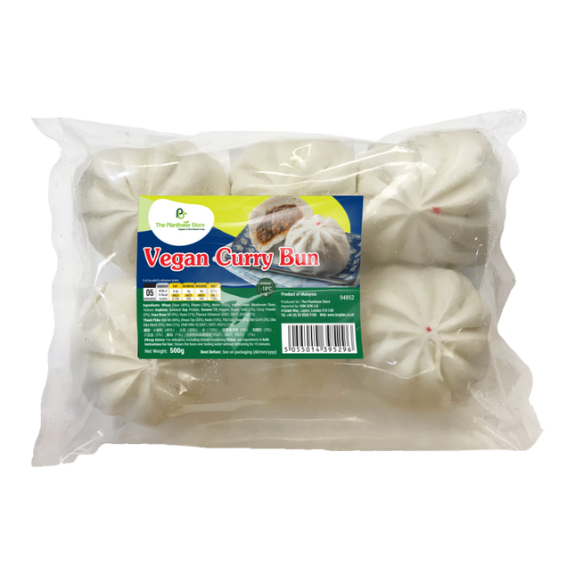 The Plantbase Store Vegan Curry Bun 500g (Case 6)