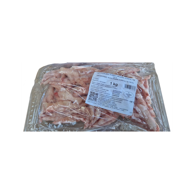 KPS Chicken Paws 1kg (Case 10)