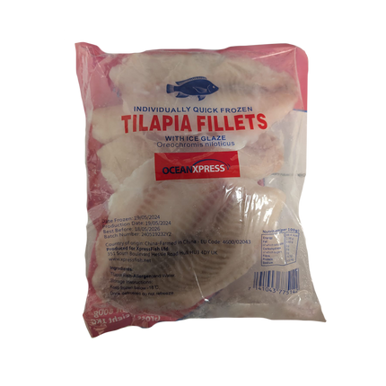OCEAN XPRESS Tilapia IQF Fillets 1kg (Case 5)