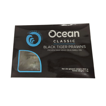 OCEAN CLASSIC Black Tiger HOSO 13/15 600g net (1kg Gr) (Case 10)
