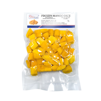 White River Frozen Mango Dice 250G (Case 20)