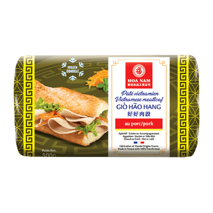 HOA NAM Pork Pate/ Gio Hao Hang 500g (Case 20)