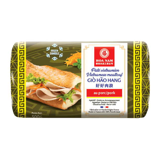 HOA NAM Pork Pate/ Gio Hao Hang 500g (Case 20)