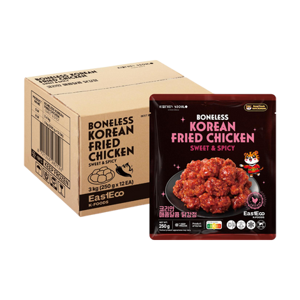 KITCHEN SEOUL Korean Boneless Fried Chicken Sweet & Spicy 250g (Case 12)