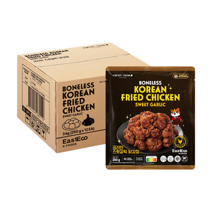 KITCHEN SEOUL Korean Boneless Fried Chicken Sweet Garlic 250g (Case 12)