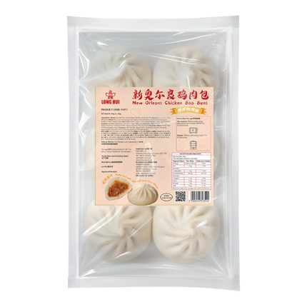 LONG HUI New Orleans Chicken Bao Buns 510g (Frozen) (Case 12)