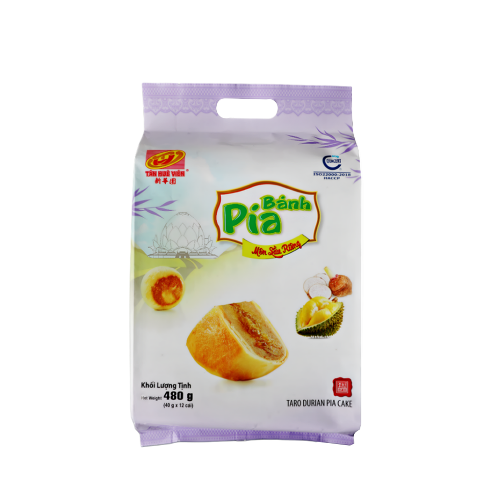 Tan Hue Vien Durian & Taro Mini Cake 480g (Case 20)