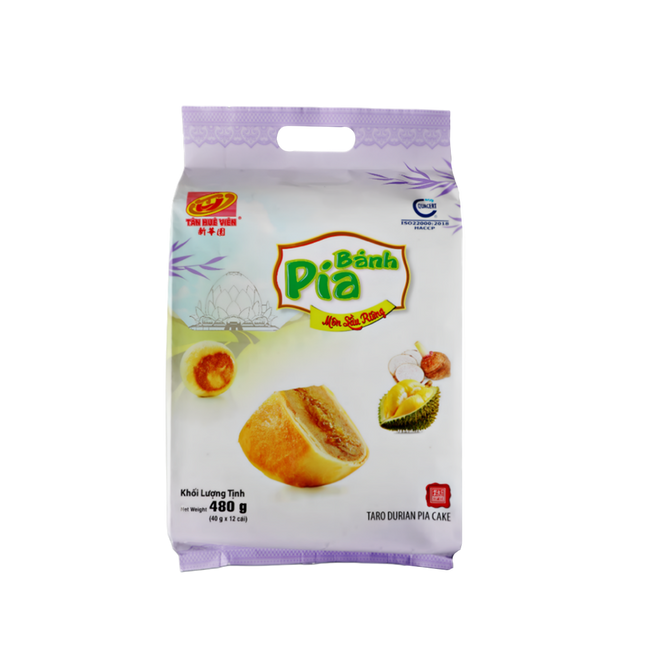 Tan Hue Vien Durian & Taro Mini Cake 480g (Case 20)
