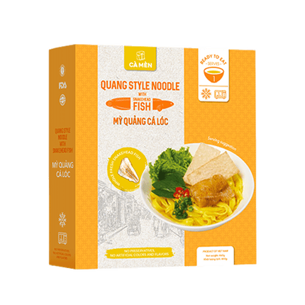 CA MEN Quang Style Noodle With Snakehead Fish 460G (Case 20)