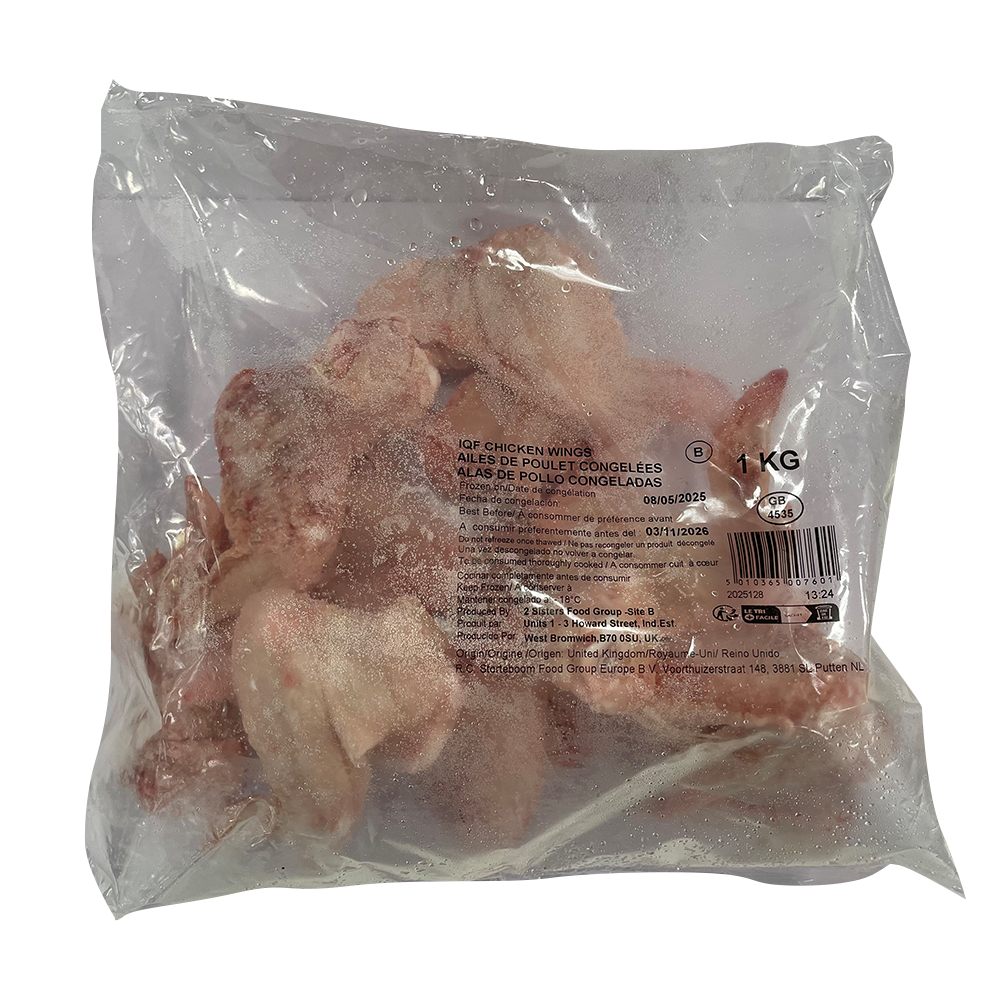 STORTEBOOM Chicken Wings 1kg (Case 12)