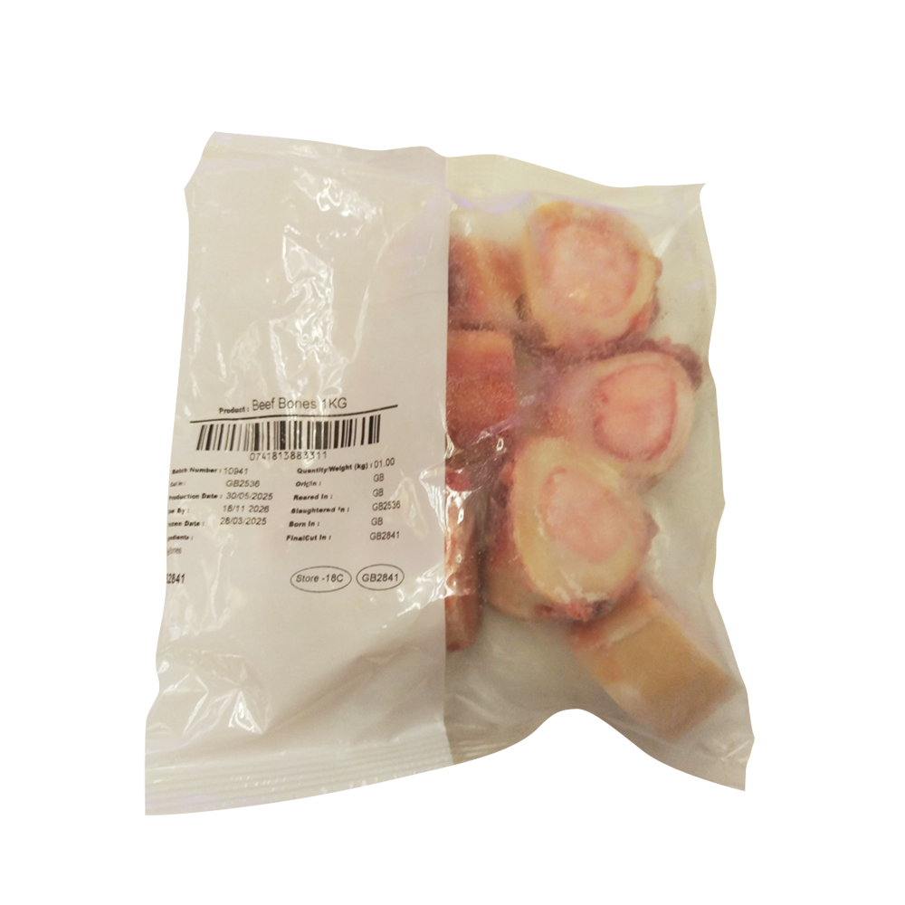 ASKO Beef Marrow Bones 1kg (Case 15)