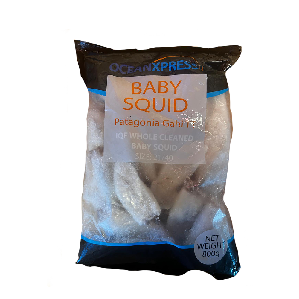 OCEAN XPRESS Baby Squid 21/40 1kg (800gnet) (Case 10)