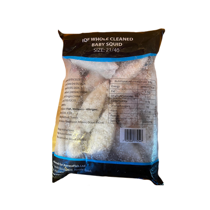 OCEAN XPRESS Baby Squid 21/40 1kg (800gnet) (Case 10)