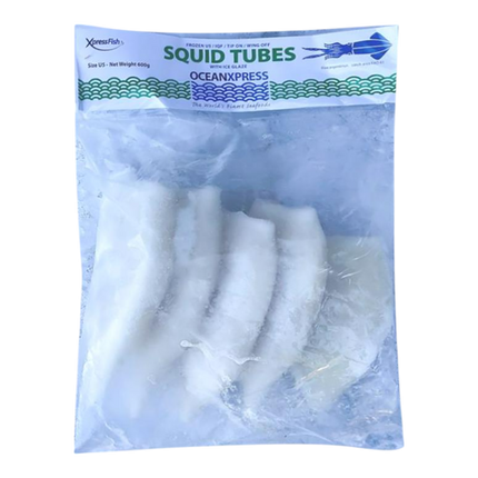 XPRESS FISH Squid Tubes U5 1kg (700gnet) (Case 10)