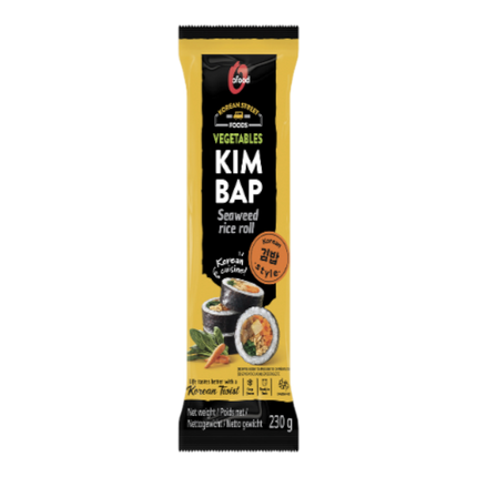 DS O'FOOD Vegetable Kimbap 230g (Frozen)