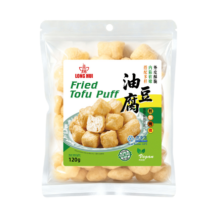 LONGHUI Fried Tofu Puff 120g (Case 24)