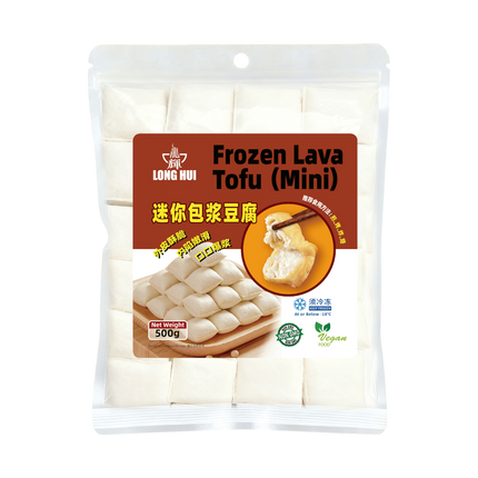 LONGHUI Frozen Lava Tofu (Mini) 500g (Case 20)