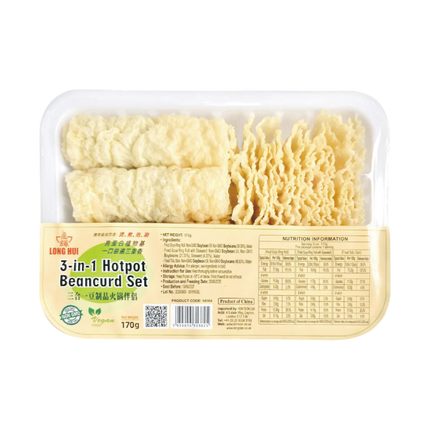 LONGHUI 3-in-1 Hotpot Beancurd Set 170g (Case 20)