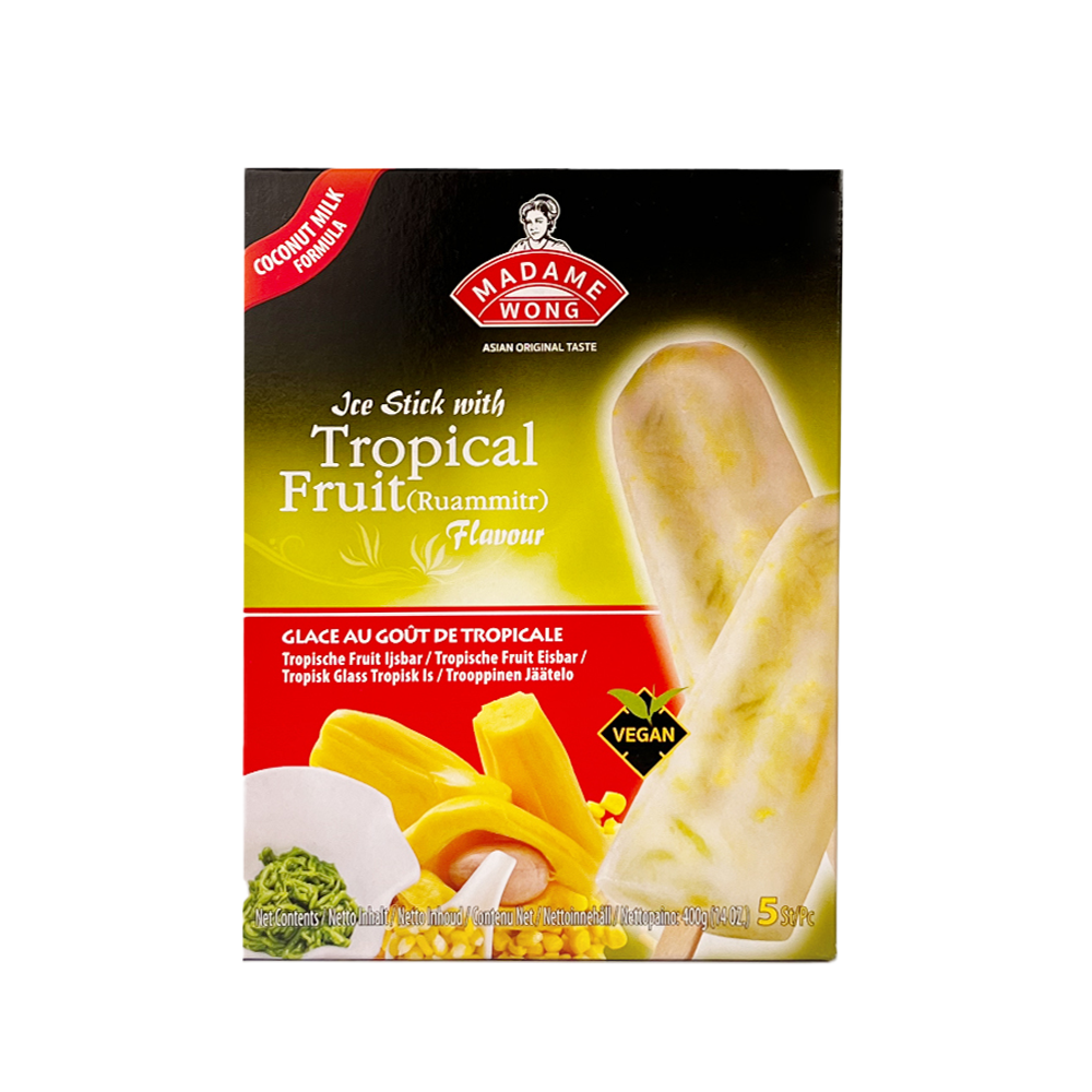 MADAME WONG Ice Cream Bar - Tropical Fruit (5pcs) 400g (Case 6)