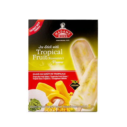 MADAME WONG Ice Cream Bar - Tropical Fruit (5pcs) 400g (Case 6)