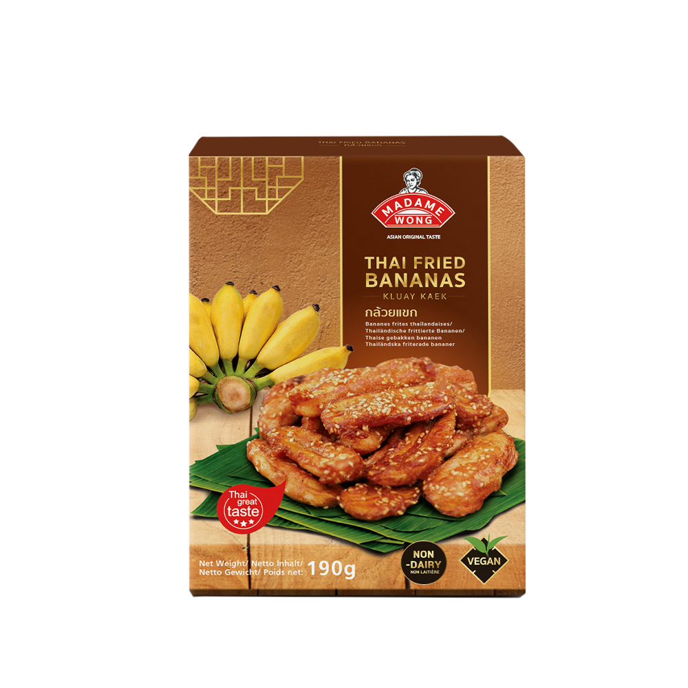 MADAME WONG Thai Fried Bananas (Kluay Kaek) 190g (Case 12)