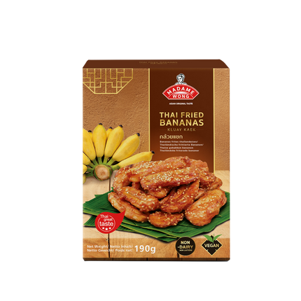 MADAME WONG Thai Fried Bananas (Kluay Kaek) 190g (Case 12)