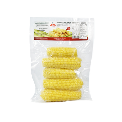 MADAME WONG Frozen Cooked Sticky Corn (Peeled) 500g (Case 30)
