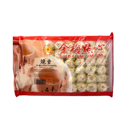 GOLD PLUM Dim Sum Siu Mai (Pork Dumpling 100pcs) 2kg (Case 5)