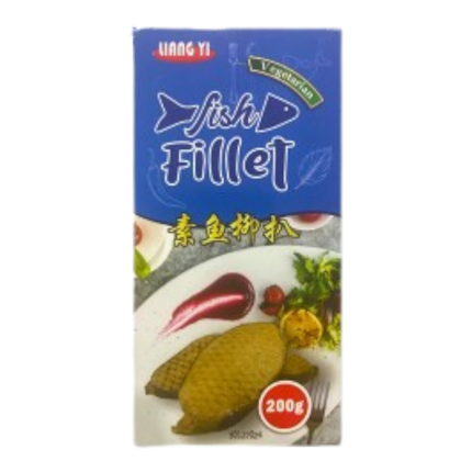 Liang Yi Vegetarian Fish Fillet 200G (Frozen) (Case 12)