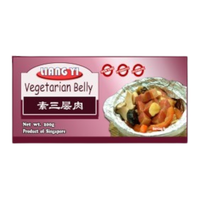Liang Yi Vegetarian Belly 250G (Frozen) (Case 12)
