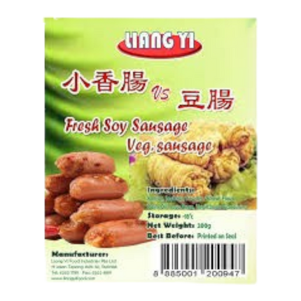 Liang Yi Veg Sausage Vs Fresh Soy Sausage 200G (Frozen) (Case 12)