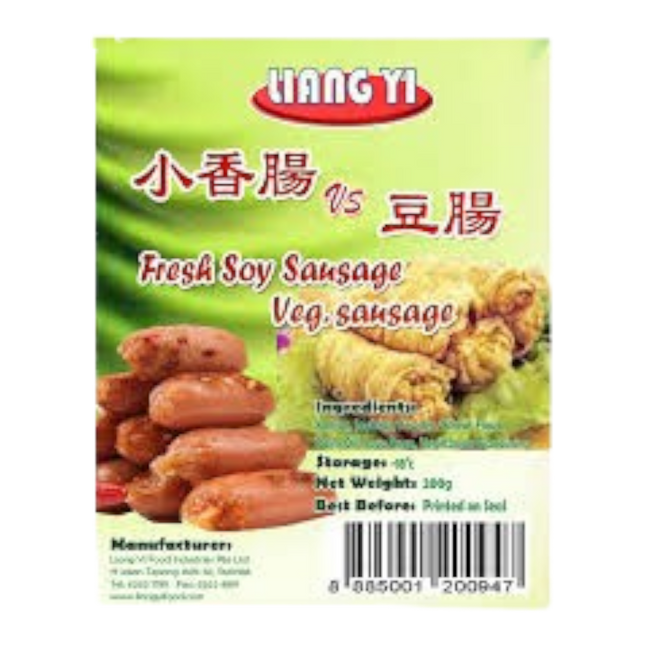 Liang Yi Veg Sausage Vs Fresh Soy Sausage 200G (Frozen) (Case 12)