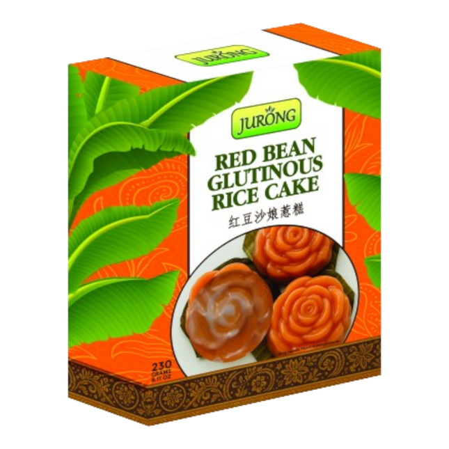 Jurong Red Bean Glutinous Rice Cake 230g (Frozen) (Case 24)