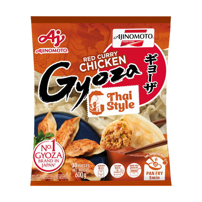 AJINOMOTO Thai Style Red Curry Chicken Gyoza 600g (Case 10)