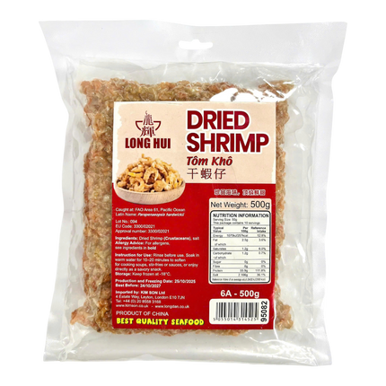 LONGHUI Dried Shrimp 6A 500g (Frozen) (Case 20)