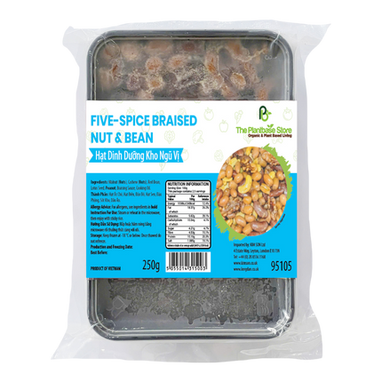 The Plantbase Store Five-Spice Braised Nut & Bean 250g (Frozen) (Case 20)