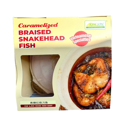 KIM SON Caramenlized Braised Snakehead Fish 350G (Frozen) (Case 12)