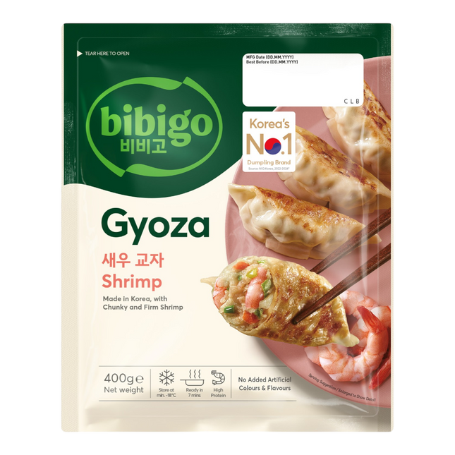 CJ BIBIGO Gyoza Dumplings Shrimp 400g (Frozen) (Case 16)