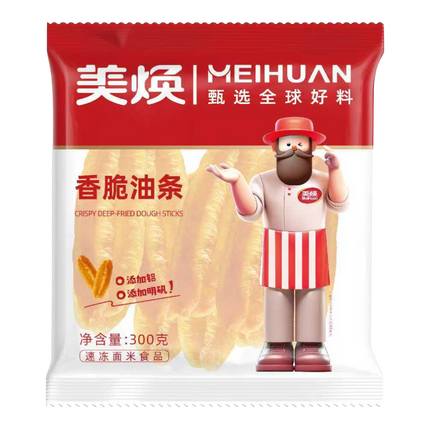 MEI HUAN Crispy Deep-Fried Dough Sticks 300g (Frozen) (Case 20)