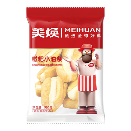 MEI HUAN Fried Dough Sticks With Rice Cake 500g (Frozen) (Case 10)
