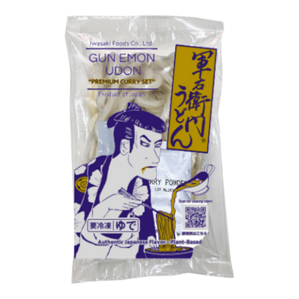 IWASAKI Gun-Emon Frozen Udon - Premium Curry Set 263g (Frozen) (Case 35)
