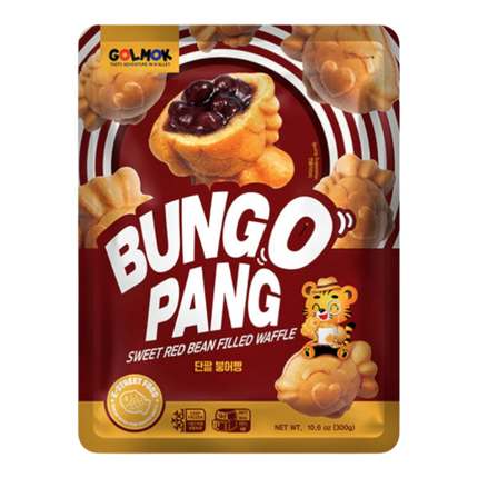 GOLMOK Sweet Red Bean Filled Waffle 300g (Frozen) (Case 15)