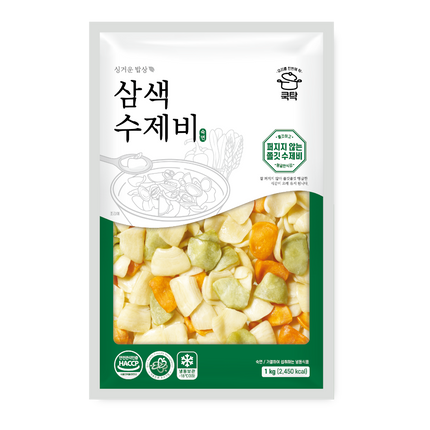 DONGSEONG Sujebi - Hand-Torn Noodle Soup 1kg (Frozen) (Case 10)