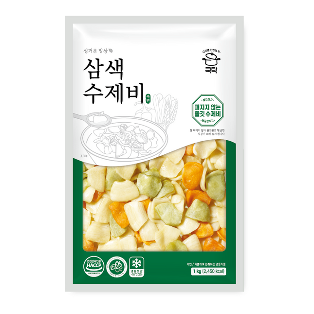 DONGSEONG Sujebi - Hand-Torn Noodle Soup 1kg (Frozen) (Case 10)