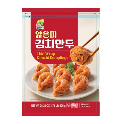 FULGREEN Thin Kimchi Dumpling 800g (Frozen) (Case 10)